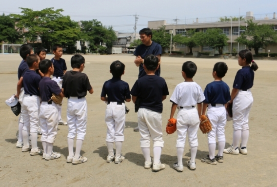 2016年6月4日 元プロ野球投手山村さんの野球指導